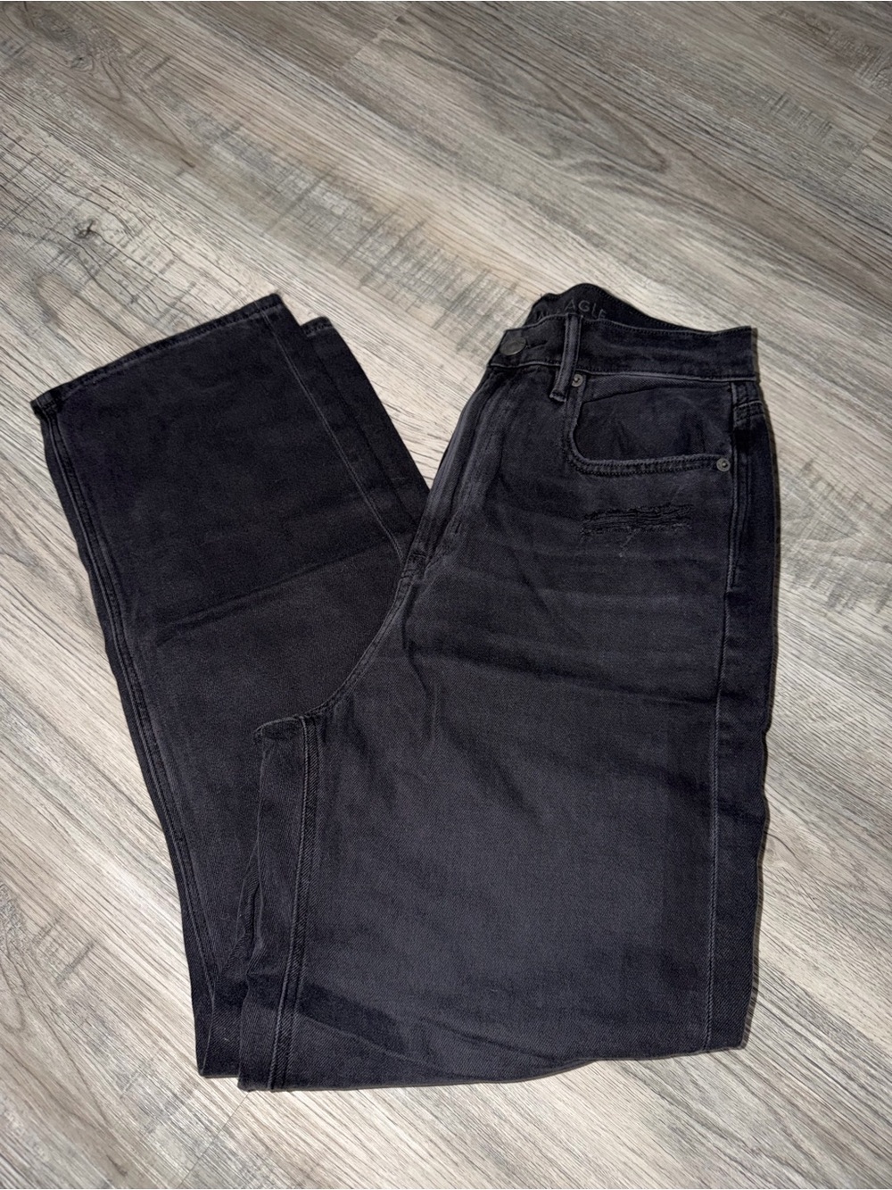 American Eagle Outfitters Black Wide Leg Flare Jeans